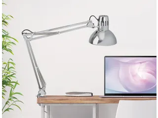 Bureaulamp MAUL Study met tafelklem chroom excl. LED lamp - 3