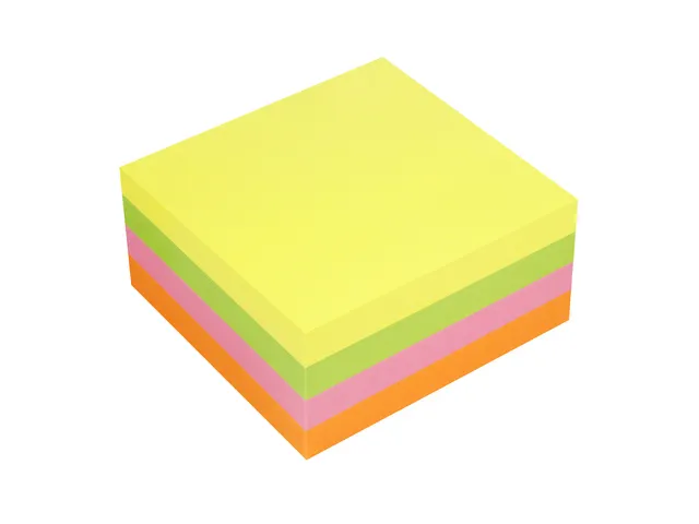 Notitieblok 75X75Mm Assorti Brilliant Blok A 320 Vel