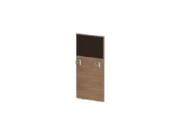 baliepaneel,v. bureau,aanbouw links,B 600mm,NT-cherry,BN2036-bruin