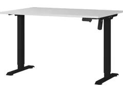 Elektrisch ihv bureau,HxBxD 710-1190x1200x800mm,blad lichtgrijs