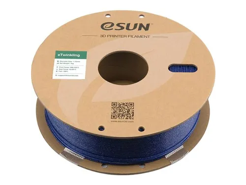 eSUN 3D printer Filament eTwinkling 1,75mm Blauw 1kg