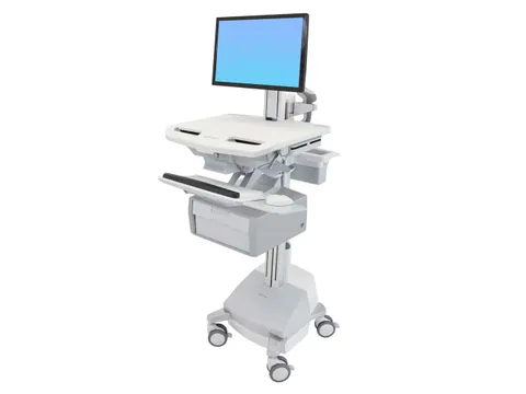 Medische Trolley StyleView-wagen met LCD-draaipunt, SLA-voeding 1 Lade