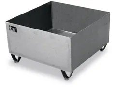 Opvangbak 2X 224L Opvangvol. 224L Rvs H X B X D 360X 1200X 800Mm