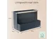 Organiseur de bureau portable Leitz tissu gris foncé