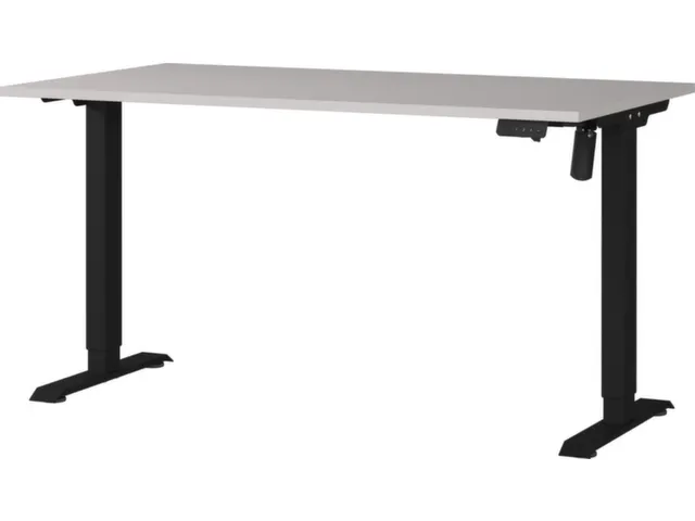 Elektrisch ihv bureau,HxBxD 710-1190x1400x800mm,blad decor kasjmier