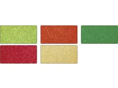 Glitterkarton Folia 50x70cm 300gr 5 vel oriental assorti