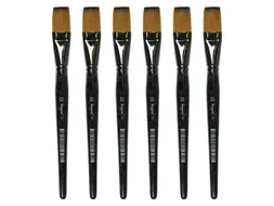 Penseel Kangaro Serie 341 plat Nr. 22 synthetisch doos 6 stuks