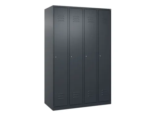locker voor scheiding van kleding,HxBxD 1850x1200x500mm,4vak