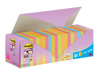 Memoblok 3M Post-it Z-Note R330 Super Sticky 76x76mm assorti kleur 20 - 3
