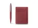 Balpen giftset Sheaffer VFM 9403 Excessive red chrome plated met credi