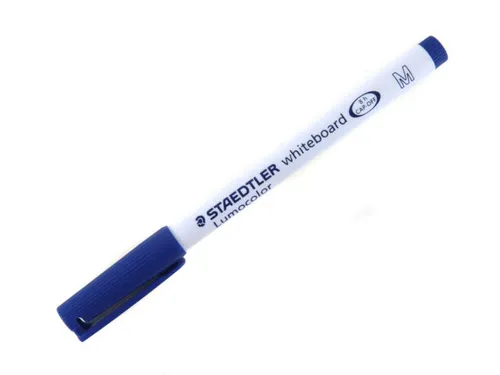 whiteboard pen Lumocolor 1mm blauw