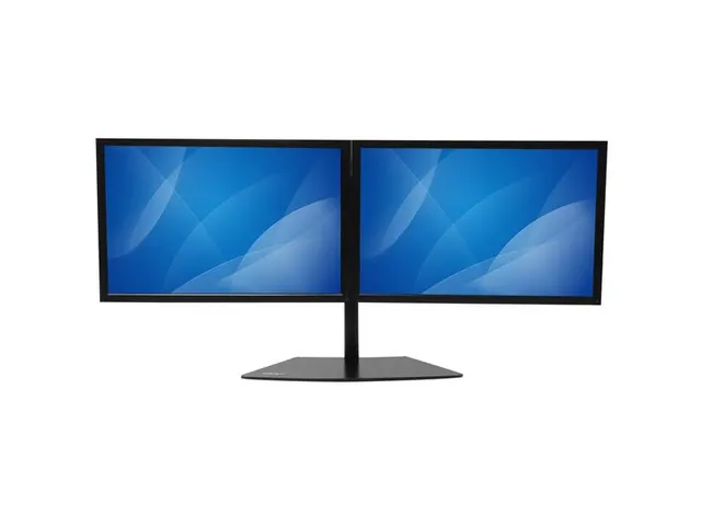 Support 2 écrans Noir