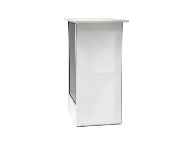 Behuizing digitale counter Futuro voor 32 inch scherm Wit