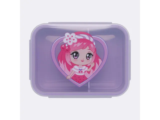 Lunchbox Beckmann 18,7x14x7cm Cherry red