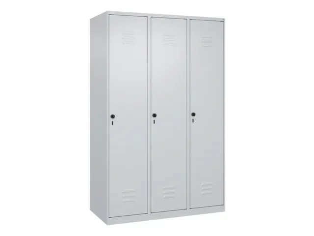 locker voor scheiding van kleding,HxBxD 1850x1200x500mm,3vak