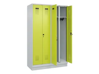 locker voor scheiding van kleding,HxBxD 1950x1200x500mm,4vak - 1