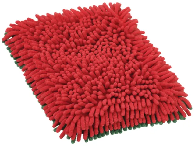 Vikan Transport microvezel washing pad 20x25cm Rood/Groen