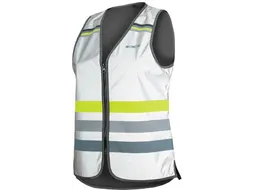 Lucy Jacket Full Reflective Fluohesje Grijs/Geel Maat Small