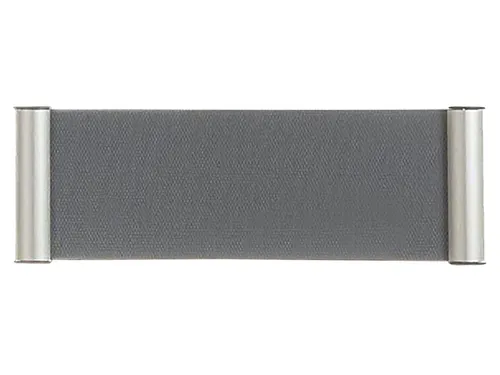 Deurbord Seco 105x297mm zilver 26mm profiel
