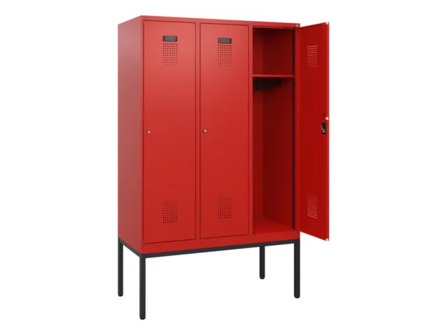 schoollocker,HxBxD 1950x1200x500mm,3vak,vak B 400mm,cil.-slot