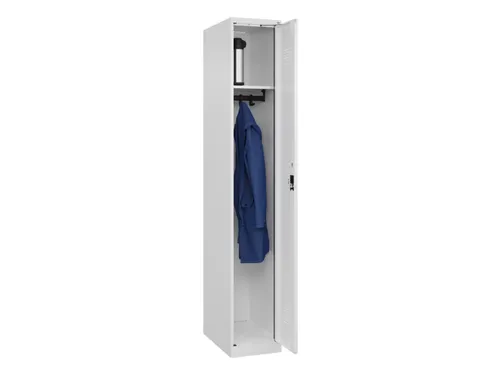 locker,HxBxD 1850x300x500mm,1vak,vak B 300mm,cil.-slot,staand op vloer