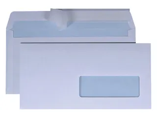 Envelop Quantore 114x229mm venster rechts 40x110mm zelfklevend - 1