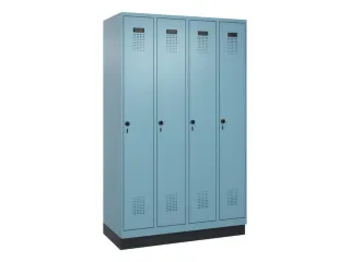 locker,HxBxD 1950x1200x500mm,4vak,vak B 300mm,draaigrendel,sokkel - 3