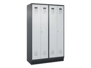 PBM-locker,HxBxD 1950x1200x500mm,4vak,vak B 300mm,cil.-slot - 2