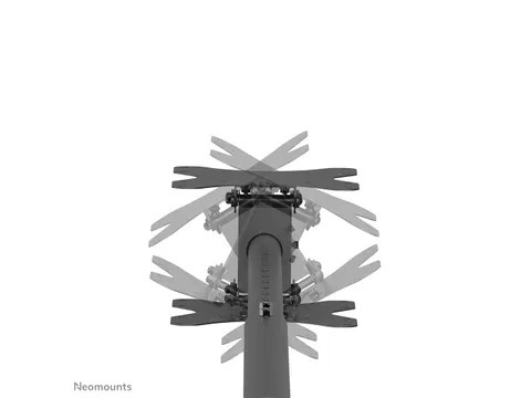 Neomounts CL35-340BL22 Monitor/TV-beugel plafond 2 schermen - 23-43 in