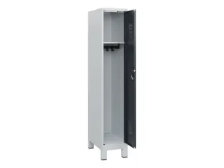 schoollocker,HxBxD 1630x300x500mm,1vak,vak B 300mm,cil.-slot,voeten - 1