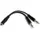 3,5mm 4-pins naar 2x 3-pins 3,5mm Headset Verloopkabel F/M