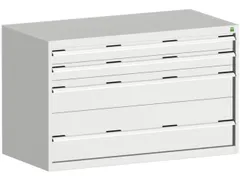 ladekast HxBxD 800x1300x650mm 4laden romp RAL7035 front RAL7035