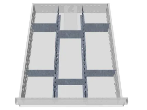 Lade-Indelingsset,V. Werkbank,6Lengteverdeler/2Scheidingsplaten