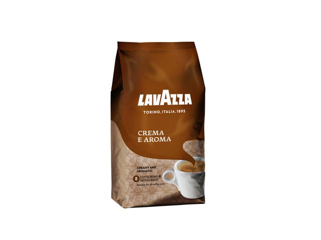 Lavazza café en grains crema e aroma, sac de 1 kg