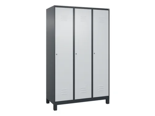 locker,HxBxD 1950x1200x500mm,3vak,vak B 400mm,cil.-slot,voeten