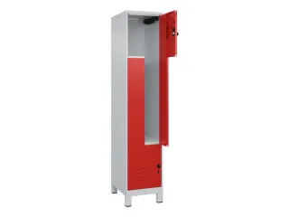 Z-garderobekast,HxBxD 1950x400x500mm,vak B 200/400mm,draaigrendel - 2