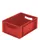 Euronorm Stapelkrat Pp 170x400x300mm Wanden/bodem Gesloten Rood 16l