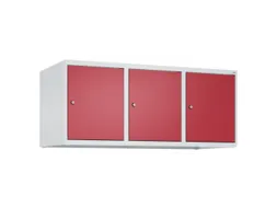 opzetkast,v. locker,3vak.,vak B 400mm,HxBxD 500x1200x500mm,vleugeldeur