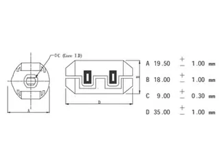Filter Voor Voedingskabels Ø9.0mm - 3