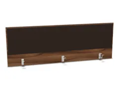 opzetpaneel bureau aanbouw achter NP-tiepolo nut BN2036-bruin 1600mm