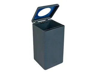 Circulaire Afvalbak BrickBin Paper 65 Liter Grijs Blauw - 4