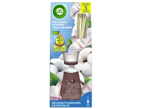 Geurstokjes AirWick Katoen Orchidee 25ml