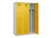 locker voor scheiding van kleding,HxBxD 1850x1200x500mm,3vak