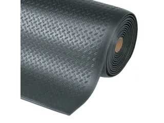antivermoeidheidsmat,metergoed,HxB 12,7x910mm,vinyl,geribd,zwart - 2