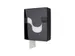 Toiletpapier dispenser Celtex Mini Jumbo zwart