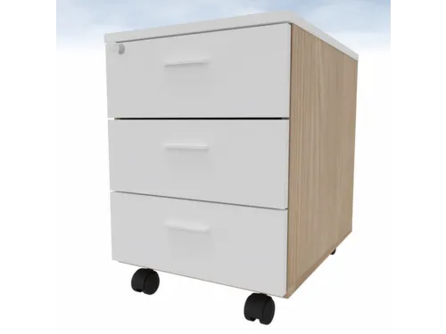 mobiel ladeblok,HxBxD 580x420x560mm,3lade(n),centr. vergrendeling