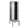 locker met bank,voor scheiding van kleding,HxBxD 2120x600x815mm,2vak
