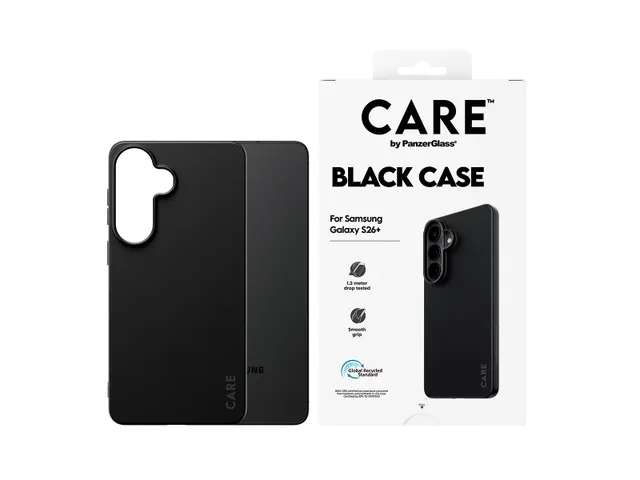 PanzerGlass CARE by TPU Case Black Samsung Galaxy S26+, Hoes, Sa