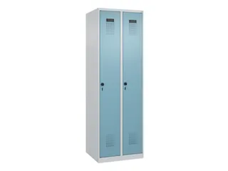 locker,HxBxD 1850x600x500mm,2vak,vak B 300mm,draaigrendel - 3