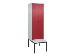 locker voor scheiding van kleding,HxBxD 2120x600x815mm,2vak - 1